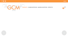 Tablet Screenshot of galeriagcm.com